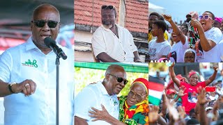 John Mahama St0rm Abossey Okai Chorkor amp Ablekuma with Massive Crowd 🔥 To Campaign 2024 Election [upl. by Eikciv]