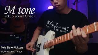 Mtone Telecaster pickups  official demo [upl. by Anada]