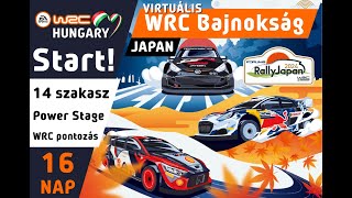 WRC Bajnokság Rally Rally Japan Ford Hyundai i20 WRC EA Sports WRC LIVE [upl. by Viola]