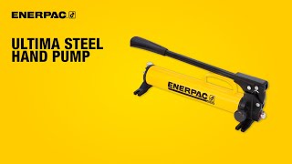 Ultima Steel Hand Pump  2 stage  Enerpac [upl. by Manfred900]