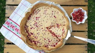 Recette facile Tarte aux groseilles Redcurrant Tart [upl. by Bernt633]