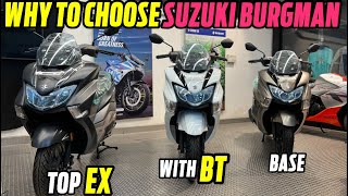 Top 5 Points To Buy Suzuki Burgman In 2024  Suzuki Burgman Street 125 New Model 2024 [upl. by Odinevneib402]