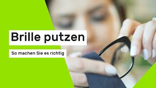 Brille putzen So machen Sie es richtig [upl. by Nannah]