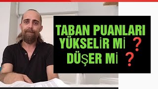 Yks 2024 Üniversite Taban Puanları Yükselir mi Düşer mi ❓ [upl. by Haymes]