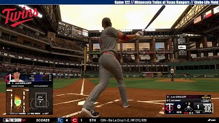 MLB THE SHOW 24  Minnesota Twins at Texas Rangers  Game 122 [upl. by Mena830]