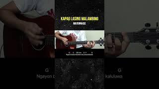 Kapag Lasing Malambing  Mayonnaise  Guitar Tutorial [upl. by Attenrad]