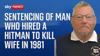 Sentencing of 74yearold Allen Morgan for murdering his wife in 1981 [upl. by Nedmac]