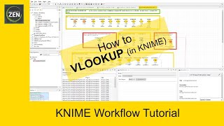 Knime Workflow Tutorial  The daily KNIME  How to VLOOKUP [upl. by Nyliahs]