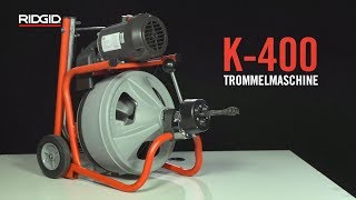 RIDGID K400 Trommelmaschine [upl. by Elicia]