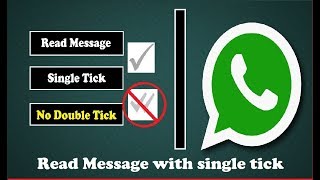 how to read whatsapp message with single tick No double tick [upl. by Cesaria750]