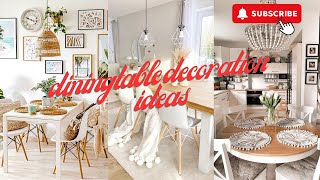 dining table decoration ideas [upl. by Ecirtac]