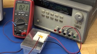 Playing With A Peltier Element  Thermoelectric Generator  EcProjects [upl. by Fermin]