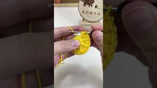 Crochet Keychain 🧶 crochet crochettutorial shorts [upl. by Burrill891]