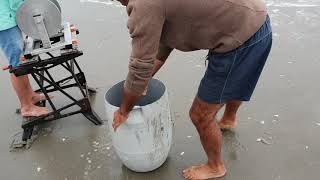 NZ Kontiki Longline Fishing Snapper off Beach 2020 [upl. by Choo358]