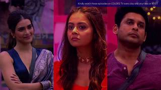 Bigg Boss 13 Episode 21 Update  Devoleena Bhattacharjee Scolded By Bigg Boss [upl. by Blanding596]