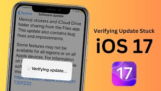 Verifying Update Stuck iOS 17 [upl. by Crystie254]