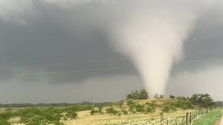 INSANE TORNADO from the inside with Dominator 3 near Windthorst Texas [upl. by Rind338]