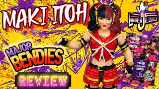 Maki Itoh Major Bendies Figure Review  Women’s Wrestling Figure Review [upl. by Eiba]