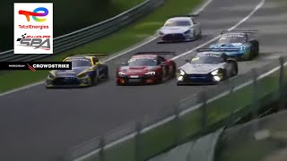 THREE WIDE down the Kemmel Straight  TotalEnergies 24 Hours Of Spa 2022 [upl. by Buckels]