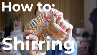 How to Add Elastic Shirring to Your Sewing Projects  Sewing Details [upl. by Leahcir71]