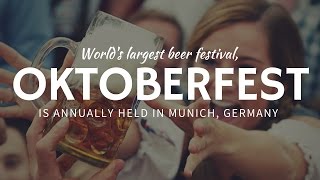 What is Oktoberfest Best Festivals in the World [upl. by Malonis]