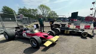 Lotus Family Day 2024  Lotus Evija X close up Lotus 49 and Lotus 72 on track [upl. by Sirroned]