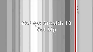 Stealth 10 Set Up  CatEye Bicycle Electronics [upl. by Cattan]