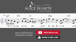 Eu Só Quero Um Xodó Dominguinhos  Aprenda a tocar com Partitura Facilitada  Playback [upl. by Nessi720]