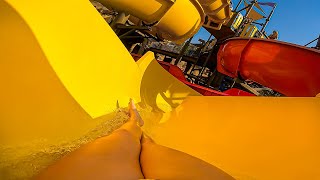 Waterslide for Kids at Wild Wadi Waterpark Dubai [upl. by Sauncho]