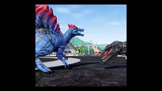 Jurassic World Evolution🌍SpiderMan IRex VS Venom Carnotaurus Dinosaurs Fight [upl. by Delos]