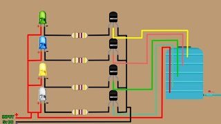 water level indicator circuit indicator [upl. by Aina325]