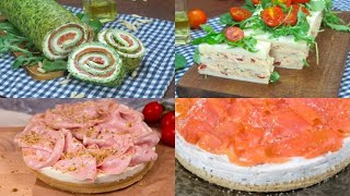 4 Torte salate fredde perfette per una cena sfiziosa e saporita [upl. by Barbaresi]