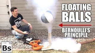 Floating Balls  Bernoullis Principle Visualized [upl. by Encrata]