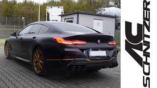 BMW M850i  Wydech ACSchnitzer axleback exhaust  Wydechowepl [upl. by Hersh]