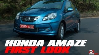 Honda Amaze  First Look PowerDrift [upl. by Bert319]