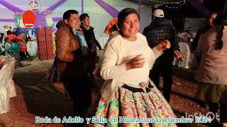 Alicia de Acomayo en su boda de Adolfo y Solia en Huarahuara 2024 [upl. by Di436]