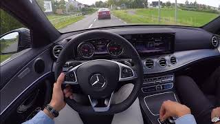 2018 New Mercedes E Class Estate W213 60 FPS POV test drive acceleration [upl. by Peterson416]