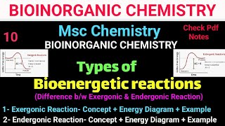 Types of Bioenergetic Reaction  Exergonic amp Endergonic Reaction amp Difference itschemistrytime [upl. by Jasmine319]