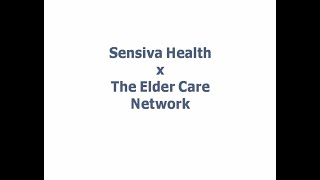 Sensiva Health x The Elder Care Network Webinar Series on Infection Prevention [upl. by Ninnette]