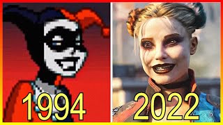 HARLEY QUINN Evolution in Games 1994  2022 [upl. by Ainak]