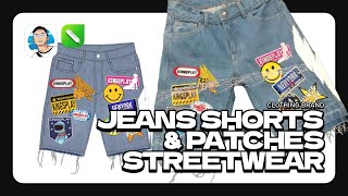 CREATE STREETWEAR JORTS DESIGN quotJEANS SHORTS DESIGNquot  KINGSPLAY BRAND [upl. by Denver]