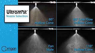 Corrigans Ultramist Produce Misting System Nozzle Selection [upl. by Batchelor]