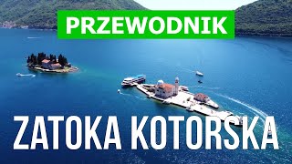 Zatoka Kotorska Czarnogóra  Miasto Kotor Perast Tivat Herceg Novi  Dron 4k wideo [upl. by Elinad855]