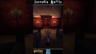 Harry Potter and the Philosophers Stone PC Incendio Mrs Norris [upl. by Eyssej]