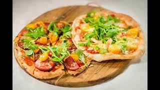 Broodpizza met kipfilet en turkse worst [upl. by Elicia]