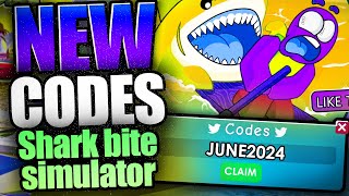 Shark bite simulator CODES  ROBLOX 2024 [upl. by Mungam]