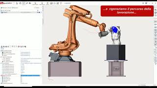 Il software CADCAM per la programmazione dei Robot industriali antropomorfi  SprutCAM [upl. by Anrev979]