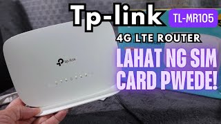 TPLink TLMR105  Open line lahat ng SIM pwede [upl. by Alesiram]