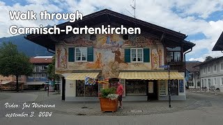 GarmischPartenkirchen  Walk 4K [upl. by Zachar]