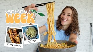 What I eat in a week as a VEGAN🌱🧐 realistic recipes amp food inspo [upl. by Akitan]